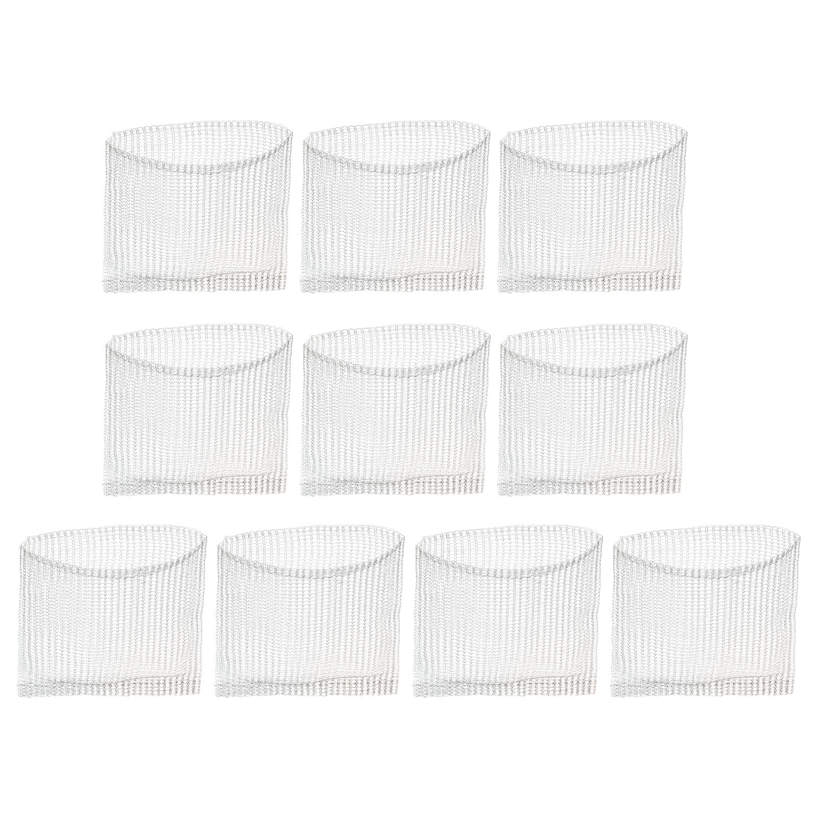 PATIKIL 1 Gallon Root Guard Baskets, 20 Pack Stainless Steel Plants Wire Speed Baskets Animal Cages for Berries Vegetables Flowers Root Protection (10" x 9")