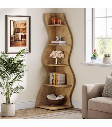 Amazon.com: Creative Co-Op White Metal 8-Tier Wall Rack : Home