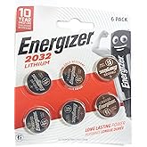 Energizer Lithium Batteries 2032-6 Pack
