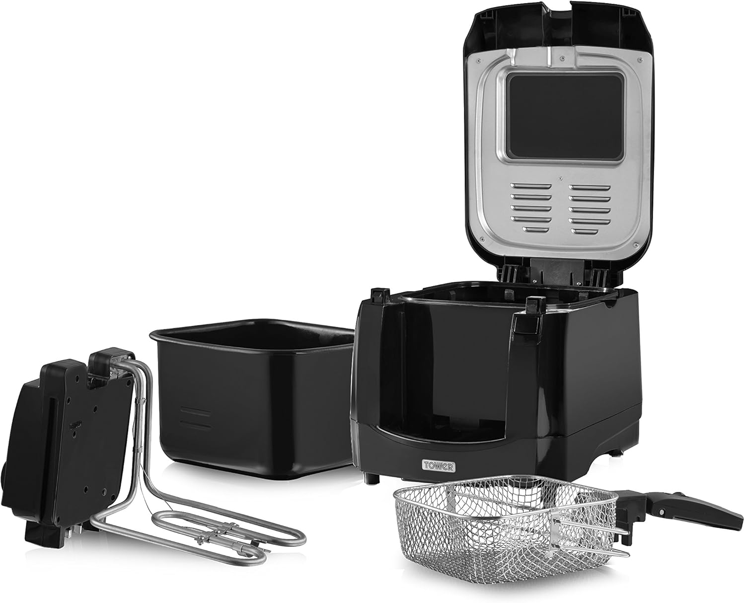 Tower T17002 Deep Fat Fryer with Adjustable Thermostat, 3L, 2300W