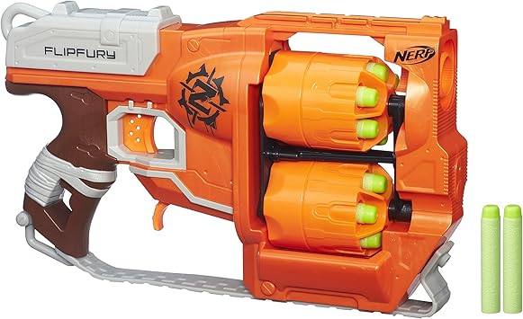 pistola nerf naranja