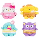 BumBumz 4.5-inch Hello Kitty and Friends FoodTruckBumz Plush 4-Pack - Collectible Amazon Exclusive Toys - from The Makers of Original Squishmallows