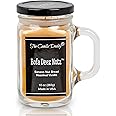 The Candle Daddy- Bofa Deez Nutz Candle - Banana Nut Bread, Hazelnut Scented Double Layer Candle - 10 oz Mason Jar Candle - Funny Gag Joke Candle Poured in Small Batches in USA