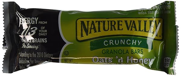 NATURE VALLEY CRUNCHY GRANOLA BARS OATS ‘N HONEY 15 TWO BAR POUCHES (30 BARS) – 1.5 OZ. EACH – SMALL STORAGE SPACE FRIENDLY
