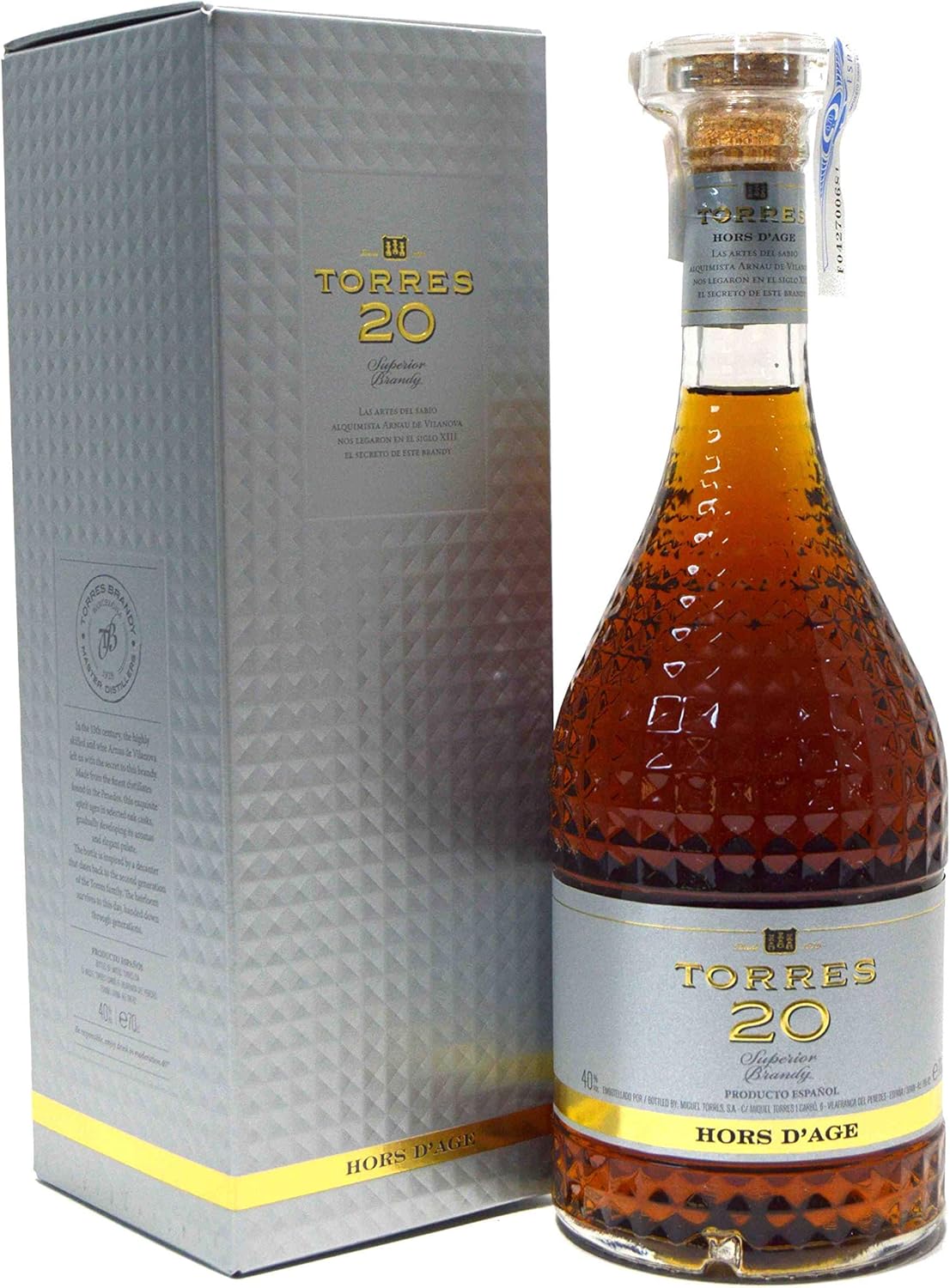 Torres Catalonia 20 Ans Hors d'Age Brandy 70 cl Amazon.fr Epicerie