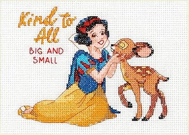 ディメンジョンズ クロスステッチ 刺繍キット ディズニープリンセス 白雪姫 Dimensions Needlecrafts Counted Cross Stitch Disney Princess Kind To All 並行輸入品 刺しゅうキット 通販 Amazon