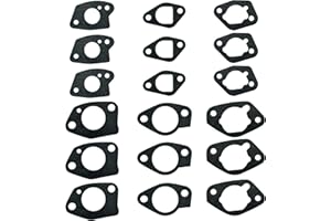 YGQ Carburetor Gasket Set Kit for Honda GX160 GX120 GX200 GX390 GX340 196cc 212cc 224cc 11hp 13hp 389cc 420cc 439cc Compatible with Predator Baja Tillotson Coleman Mini Bike Go Kart Engines