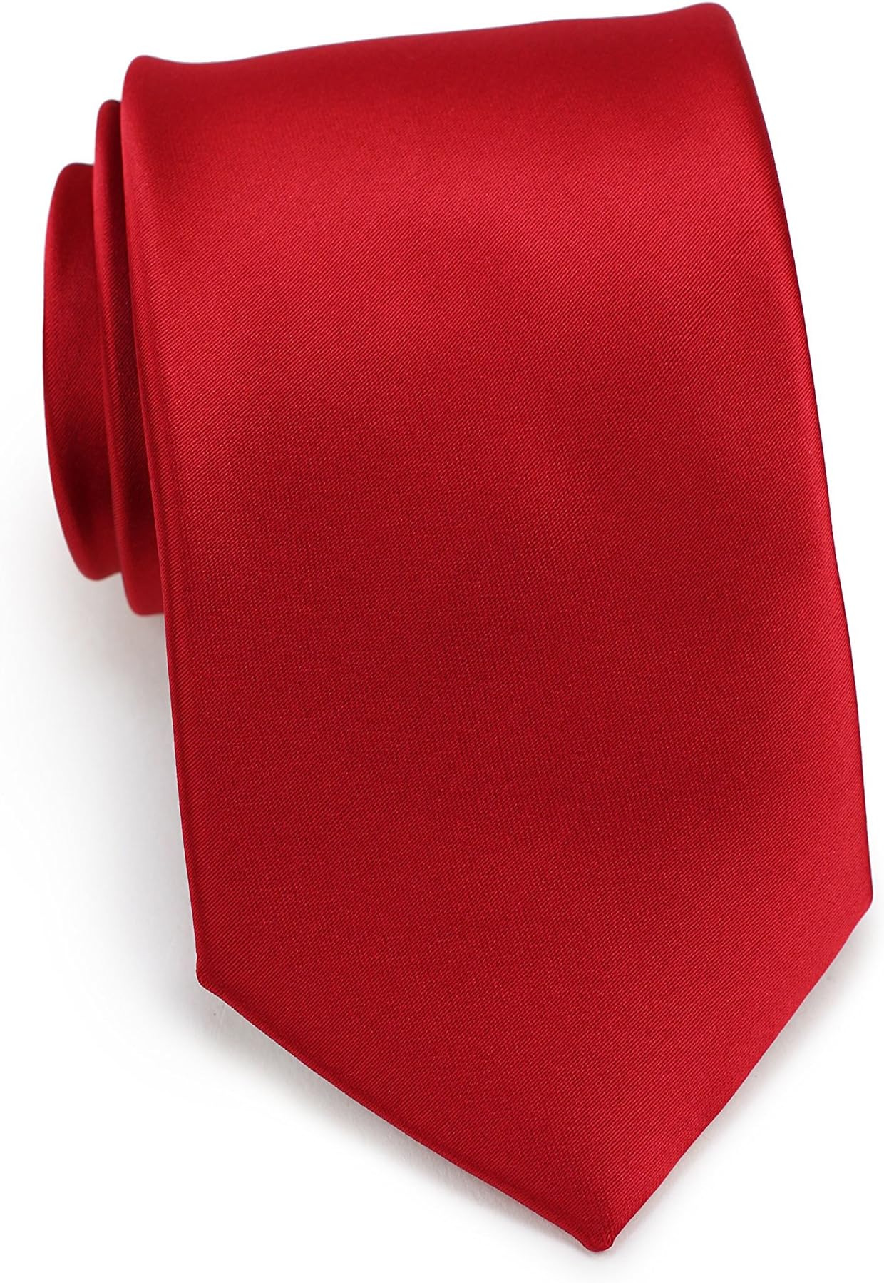 Bows-N-Ties Men's Necktie Solid Color Microfiber Satin Tie 3.25 Inches