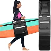 LuBanSir Surfboard Bag, 14.2in x 5.05ft Surfboard Travel Bag | for Outdoor Fit Carrying 5'0, 5'6, 6'0, 6'6, 7'0, 7'6, 8'0, 8'6, 9'0, 9'6, 10'0 Shortboard, Longboard and Hybrid