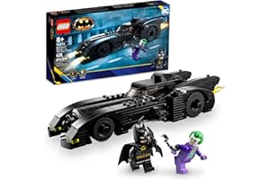 Lego DC Batmobile: Batman vs. The Joker Chase 76224 Building Toy Set, This DC Super Hero Toy Features Batman's Iconic Vehicle with Weapons and a Minifigure Compatible Cockpit, DC Gift for 8 Year Olds