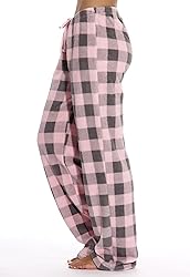 Just Love Women's Buffalo Plaid Plush Check Pajama