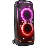 JBL PartyBox 720 - Loudest Battery-Powered Party Speaker with Superior Pro Sound and a Futuristic lightshow, Up to 15 Hours Playtime & IPX4 Splash Proof (Black)