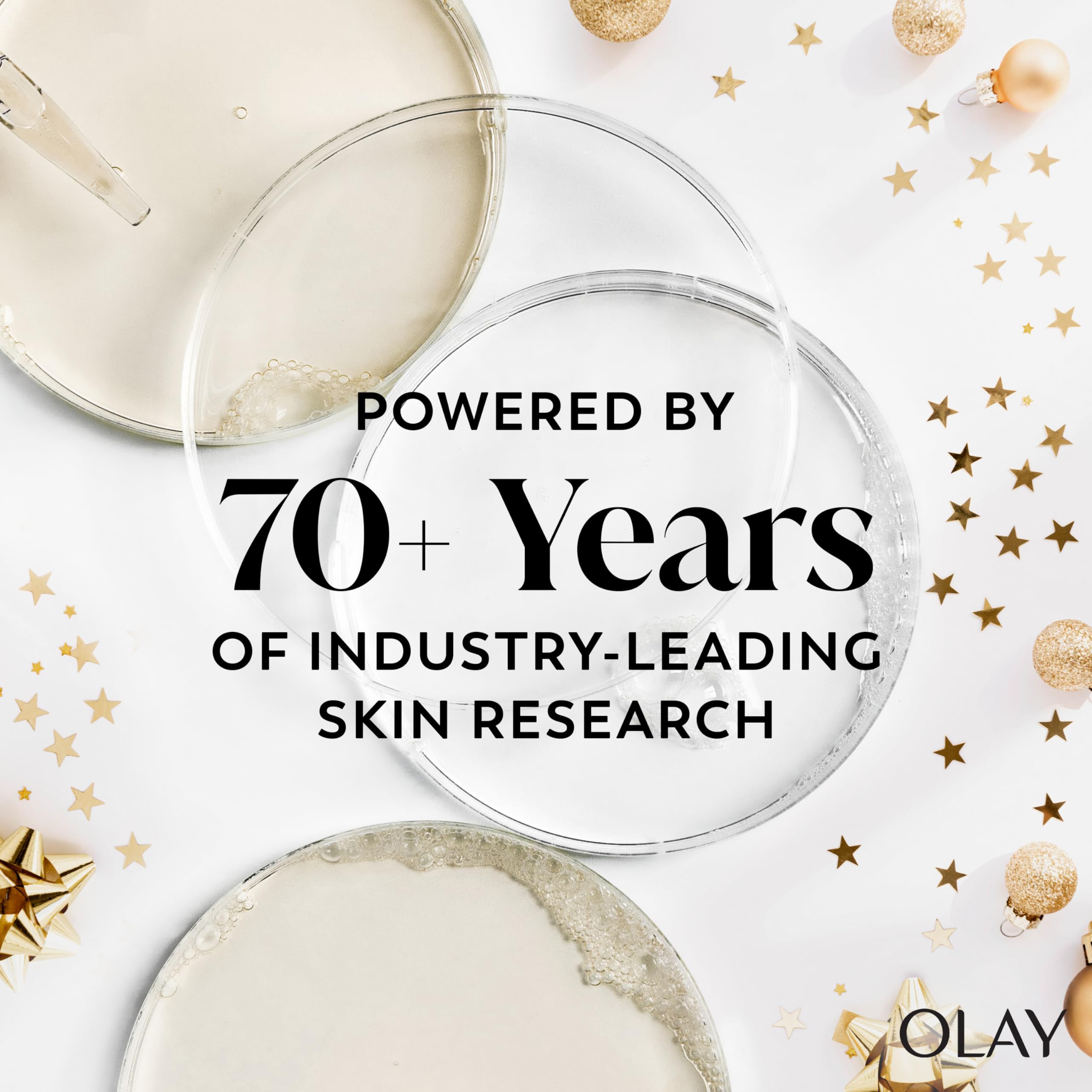 Olay Body Wash for Women, Hydrating & Moisturizing, Holiday Edition, With Plant Based Cleansers, B3 Complex, For All Skin Types, Spoonful of Sugar with Glazed Crème & Vanilla Custard Scent, 22 fl oz