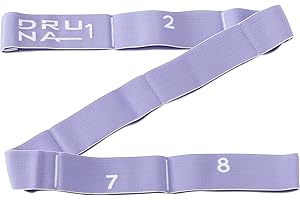 DRUNA 8-Loop Resistance Stretch Band – Elastic Fitness Strap for Yoga, Pilates, Dance, Rhythmic Gymnastics & Physical Therapy