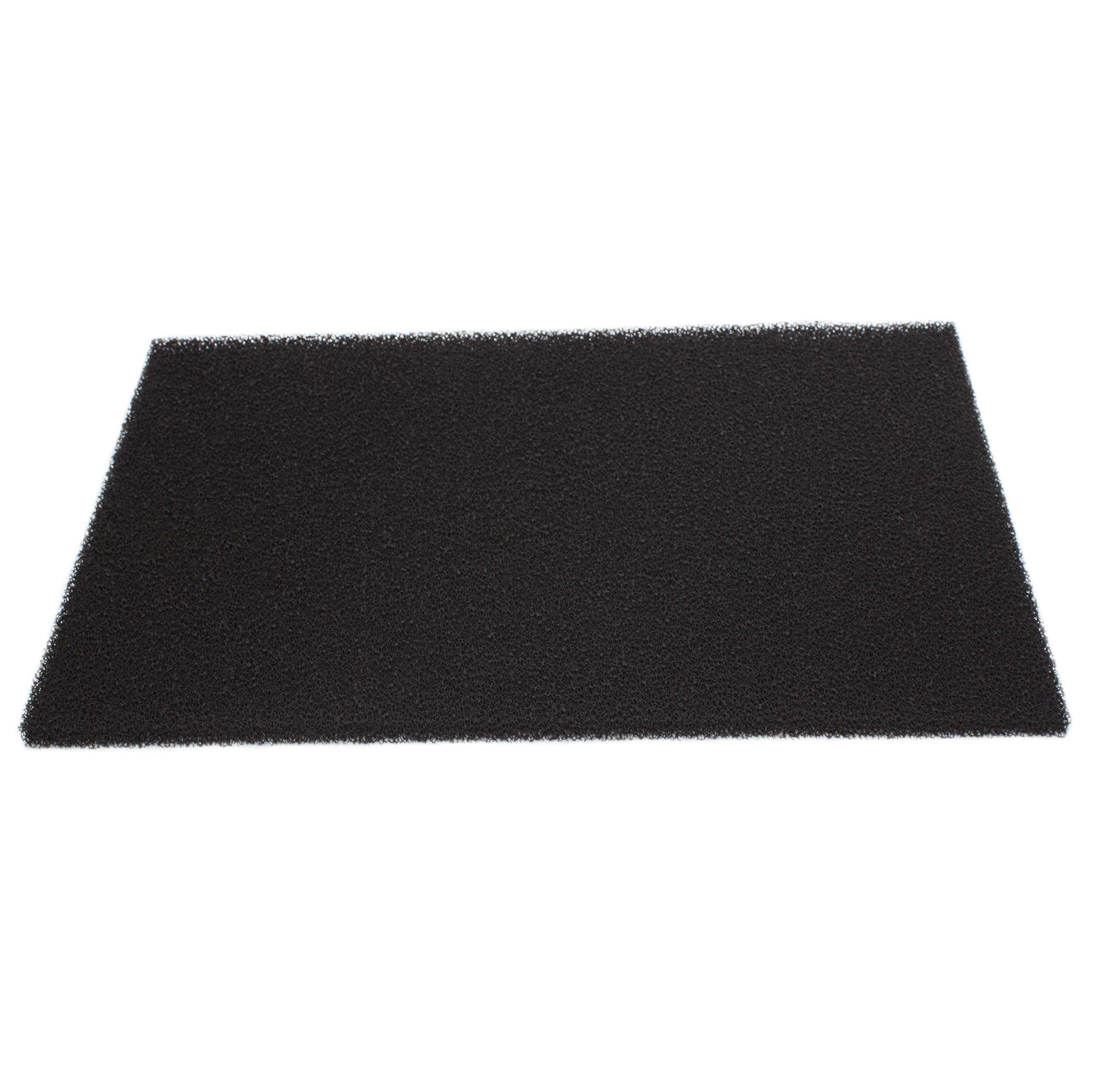 LTWHOME DIY Activated Carbon Impregnated Foam Sheet for Aquarium Fish Tank Pond-430mm x 300mm (Pack of 1)