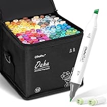 【限定品】Ohuhu 78ピースアーティストセット Ohuhu Markers Gift Box Set