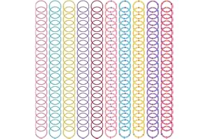 Oaoleer 200pcs Colorful Baby Girl Hair Ties Soft Baby Hair Elastics, Mini Hair Bands Ponytail Holders Hair Rubber Ribbon for 