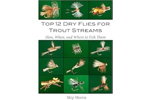 Top 12 Dry Flies for Trout Streams: How, When, and Where to Fish them (Skip Morris's Top 12 Trout Flies Series)