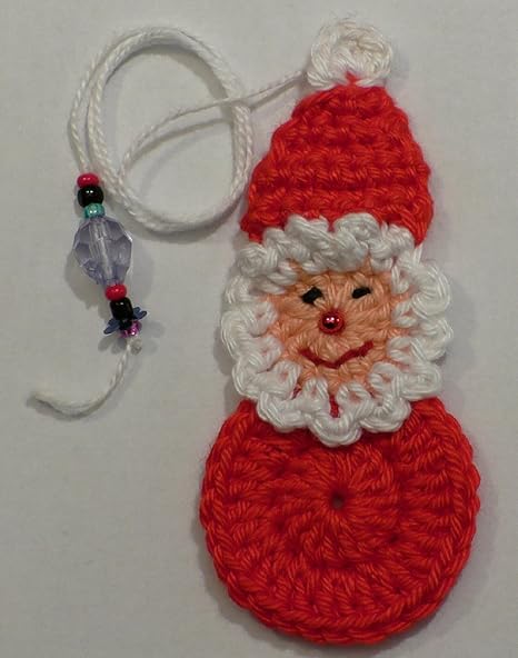 Gehakelter Weihnachtsmann Neu Schmuckschnur Nikolaus Schmuck Weihnachtsbaumschmuck Haustur Wilkommens Dekorationmitbringsel Z Bsp Flasche Wein Zierde Edel Sehr Schon Perlen Rote Metallicperlenase Amazon De Garten