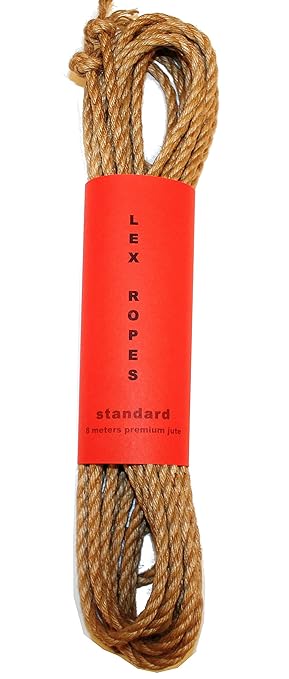 LEX ROPES standard Shibari Bondage Juteseil Rope 8 m x 6mm (3)