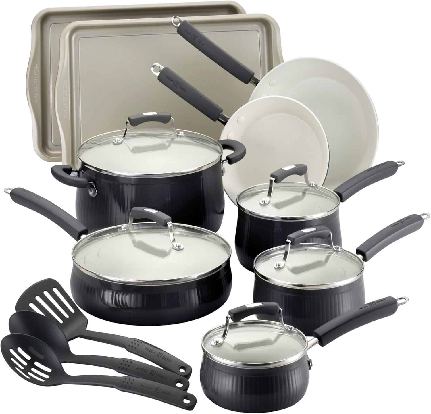 Paula Deen Savannah Collection Aluminum 17Piece Cookware