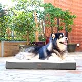 EHEYCIGA Orthopedic Dog Bed Large 91x68x9cm Removable Washable Cover White view 8
