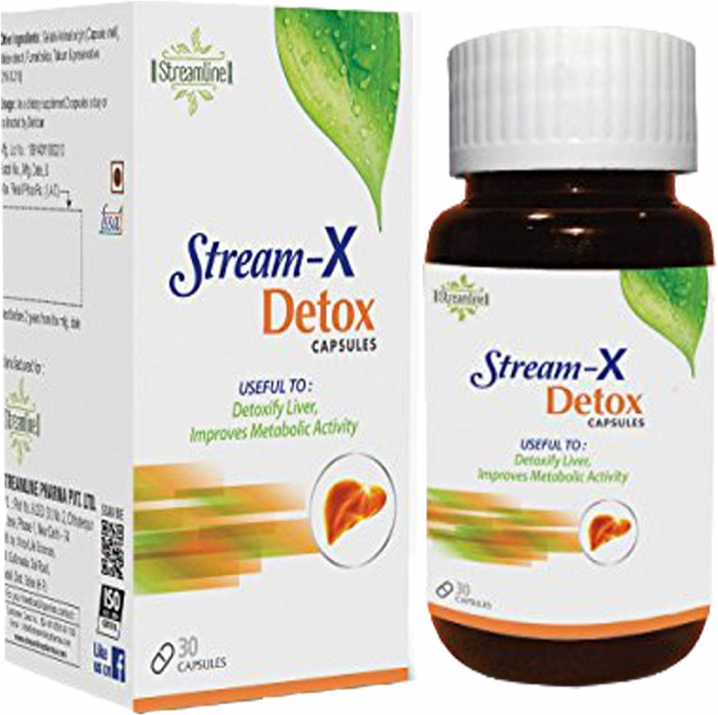 Streamline 100% Natural Stream-X Detox 30 Capsules