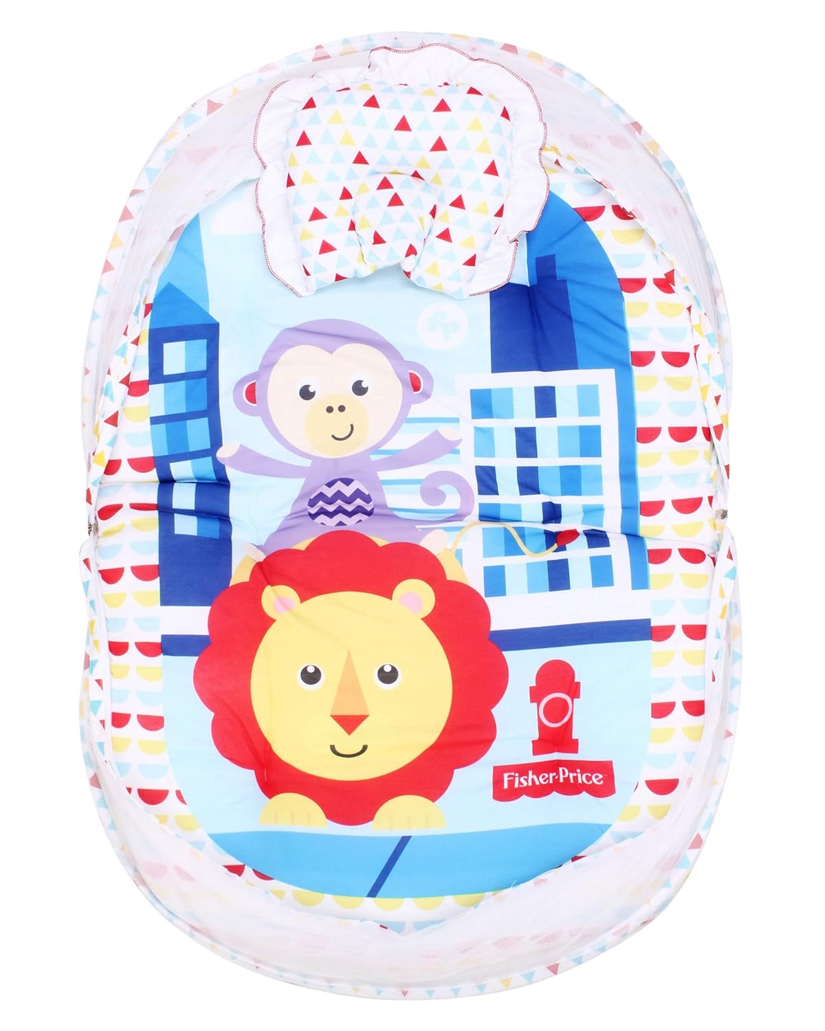 fisher price baby bed with mosquito net