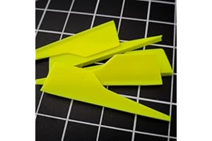 DCA Custom Arrows Mini Sabre Vanes Archery vanes for Hunting, 3D, or Indoor, Mechanical broadheads, Small Fixed Blade broadheads, or Field Points. Multiple Colors in 40 or 100 Pack