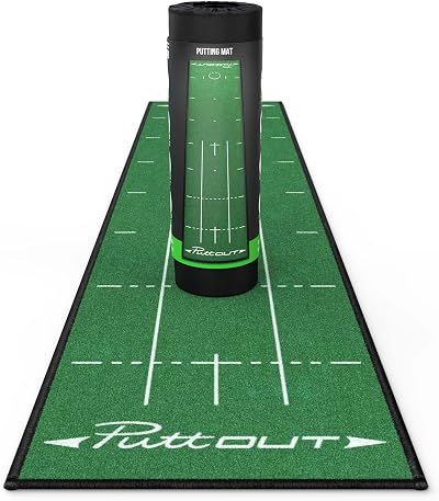 PuttOut Medium Putting Mat 240cm x 50cm Brand New