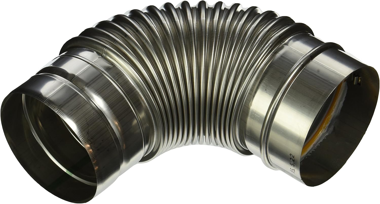 Noritz VP490ELBOW 4Inch Diameter by 90 Degree Stainless Steel Single