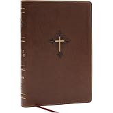 RSV2CE, Thinline Large Print Catholic Bible, Brown Leathersoft, Comfort Print