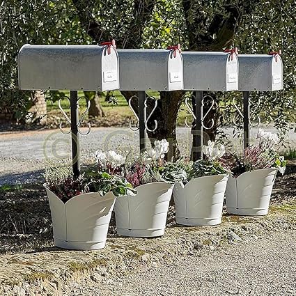 Pflanzgefäß für fallrohr