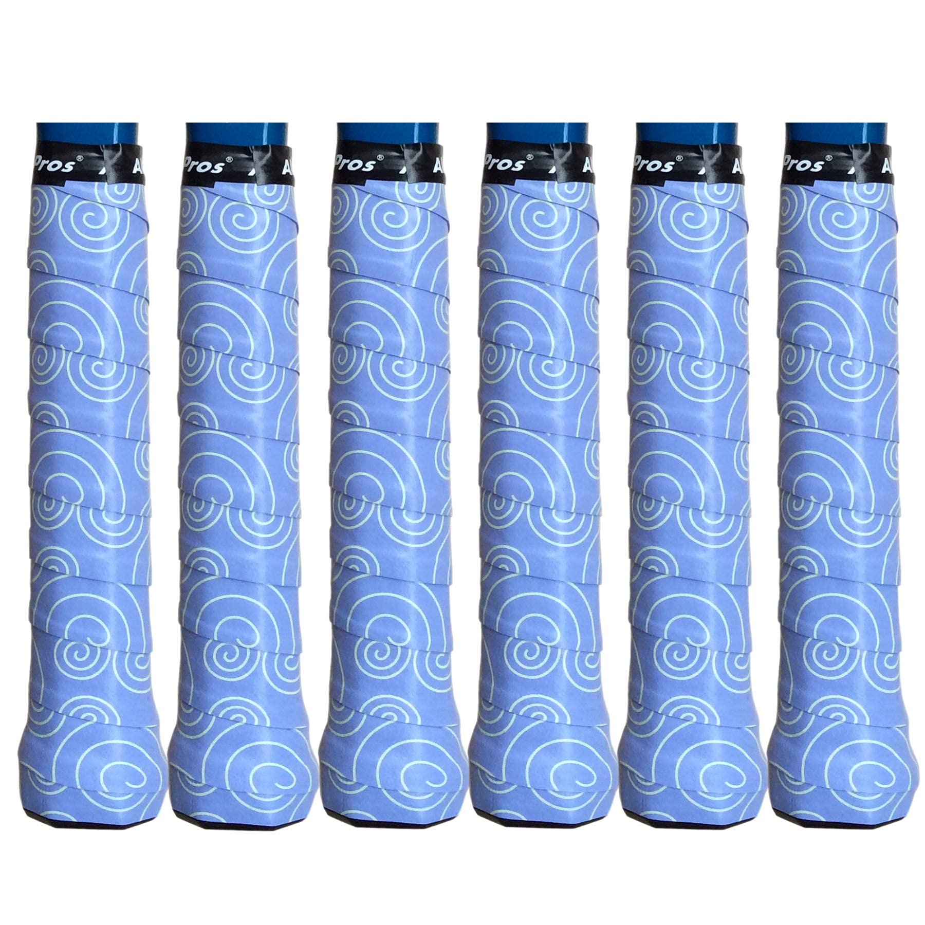 Alien Pros Tennis Racket Grip Tape (6 Grips) – Tac Moisture Feel Overgrip – Wrap Your Racquet for High Performance