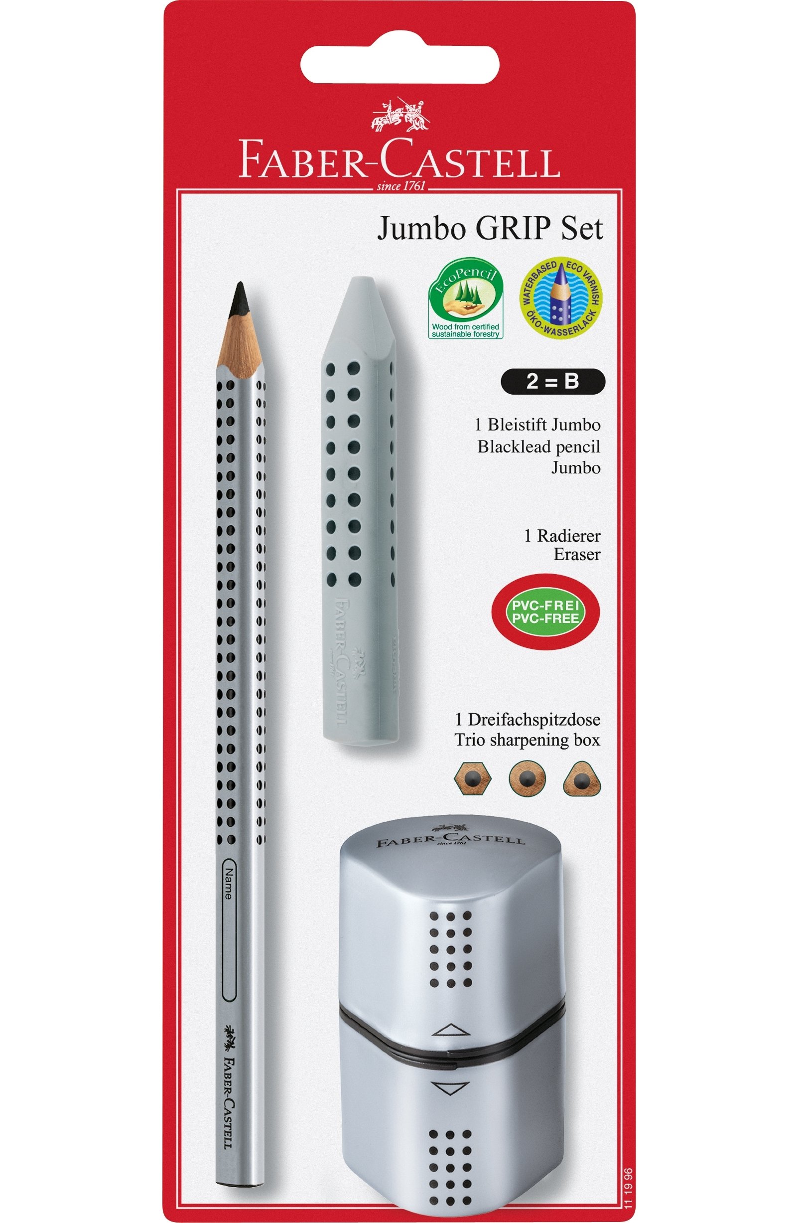 Faber Castell "Jumbo Grip" Graphite Pencil Kit
