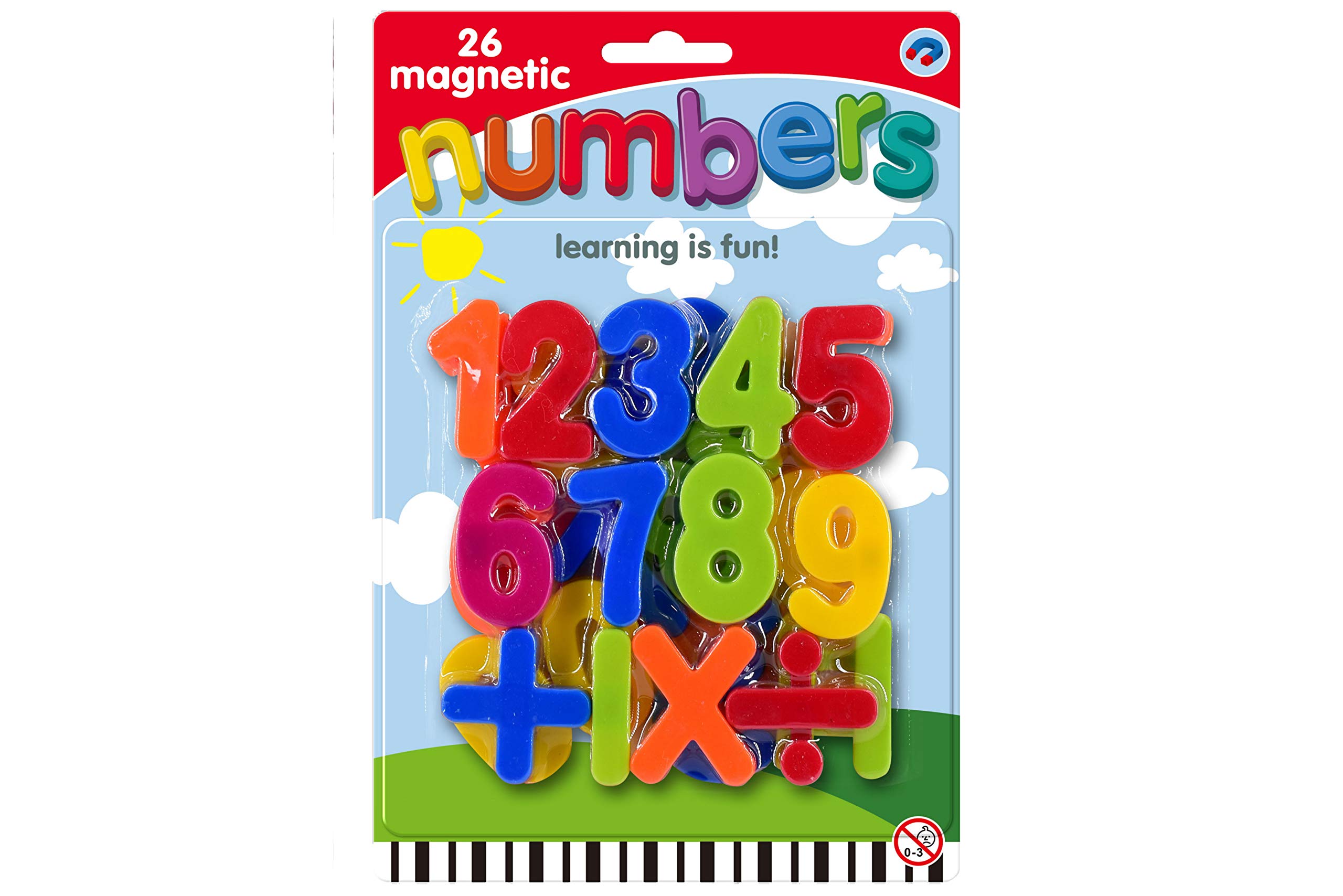 KandyToys 26 Piece Magnetic Numbers - Perfect for Educational Toys Fridge Magnets and Maths