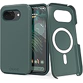 Crave Dual Guard for Google Pixel 10a Case with Pixelsnap - Forest Green | Designed for the Google Pixel 10a (6.3 inch) with Pixelsnap Compatibility and a Textured Grip