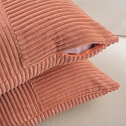 Fancy Homi 2 Packs Coral Euro Decorative Throw