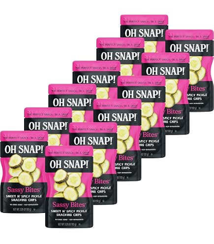 Amazon.com : OH SNAP! Hottie Whole Pickle (12 Pack) - Whole Hot N
