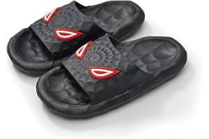 AMOLALIZ Kids Slides Boys Girls Cloud Shower Slippers Cute Cartoon Sandals Non-Slip Thick Sole Beach Pool Shoes