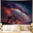 Arazzo Luminescente UV Apdidl - Cascata Fantasy - 152x190 Cm - Poster Con Luce Nera Per Camera Da Letto