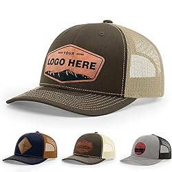 Personalized Custom 112 Style Trucker Leather Patch