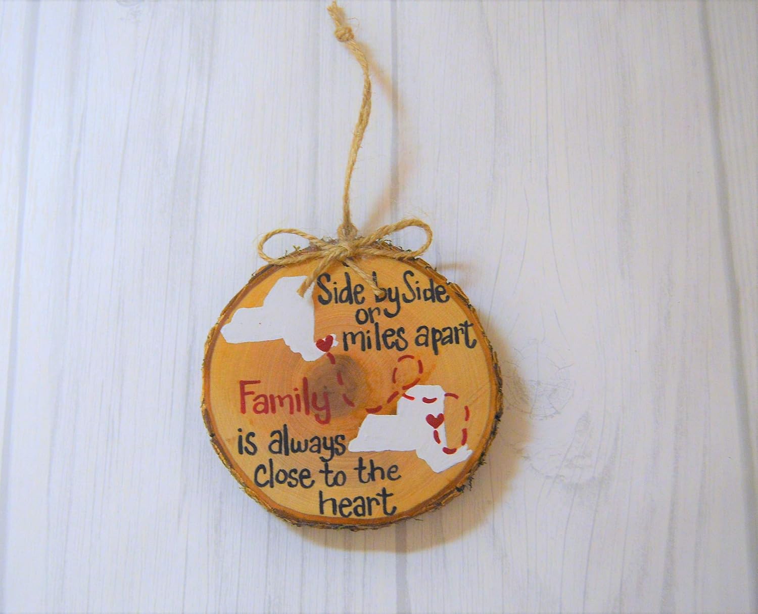 long distance christmas ornament