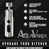 AquaVaria 3 Function Kitchen Tap Spray Head 360 Swivel Extender Silver view 2