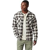 BASS Outdoor - Men’s Mens Stretch Flannel Button Front Shirt with 2 Pockets Standard