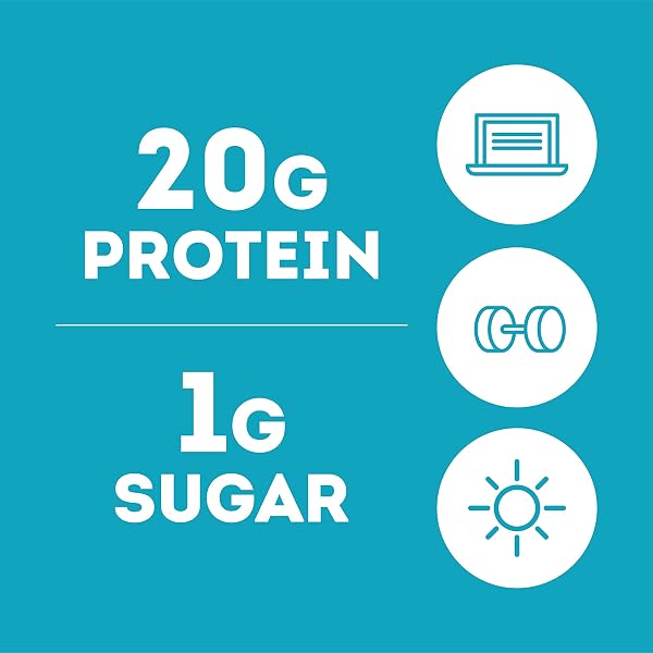 ONE 1 PROTEIN BARS WITH 20 G PROTEIN AND ONLY 1 G SUGAR- SNACKING FOR HIGH PROTEIN DIETS, CHOCOLATE CHIP COOKIE DOUGH, GLUTEN-FREE, 2.12 OZ