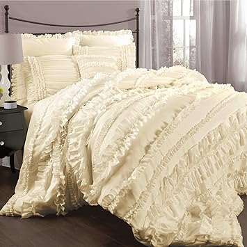 Amazon.com: Lush Decor Belle 4 Piece Comforter Set, King, Ivory ... Amazon.com: Lush Decor Belle 4 Piece Comforter Set, King, Ivory ... - Lush Decor Belle 4 Piece Comforter Set, King, Ivory