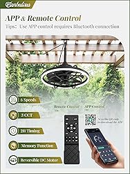 Fanbulous Outdoor Ceiling Fans with Light for