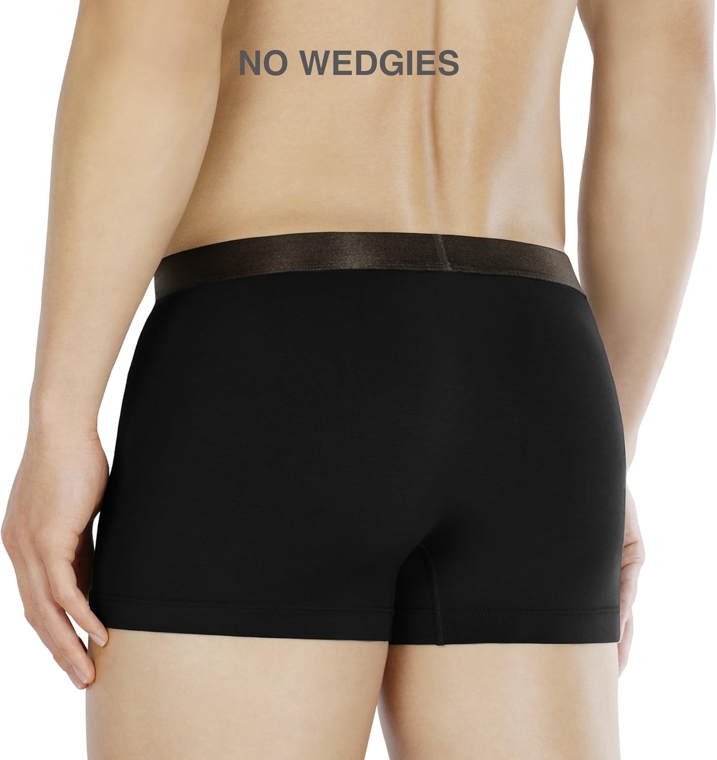 DAVID ARCHY Men's Underwear Breathable Boxer Briefs Bamboo Rayon Trunks in 3 or 4 Pack at  Men’s Clothing store