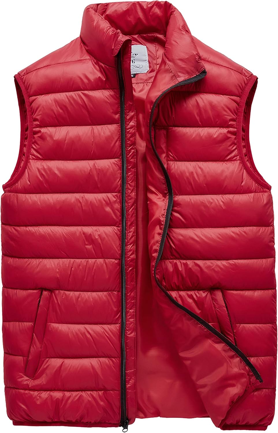JYG Men's Winter Quilted Puffer Vest at  Men’s Clothing store